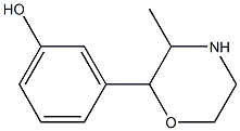 3-(3-Methyl-2-morpholinyl)phenol Struktur