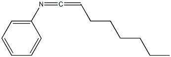 N-(1-Octen-1-ylidene)aniline Struktur