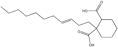 Cyclohexane-1,2-dicarboxylic acid hydrogen 1-(3-undecenyl) ester Struktur