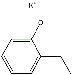 Potassium o-ethylphenolate Struktur