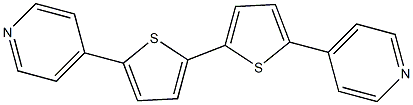 5,5'-Bis(pyridine-4-yl)-2,2'-bithiophene Struktur