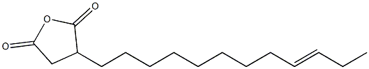 2-(9-Dodecenyl)succinic anhydride Struktur