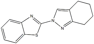 4,5,6,7-Tetrahydro-2-(benzothiazol-2-yl)-2H-indazole Struktur