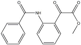 N-[2-[(Methoxycarbonyl)carbonyl]phenyl]benzamide Struktur