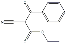 2-Cyano-3-oxo-3-phenylpropionic acid ethyl ester Struktur