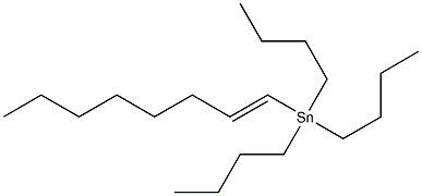 Tributyl[(E)-1-octenyl]stannane Struktur