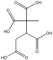 Butane-1,2,3,3-tetracarboxylic acid Struktur