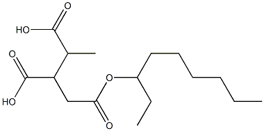 Butane-1,2,3-tricarboxylic acid 3-nonyl ester Struktur