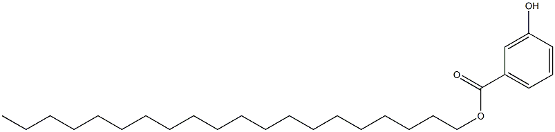 3-Hydroxybenzoic acid icosyl ester Struktur