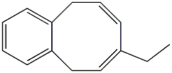 5,10-Dihydro-7-ethylbenzocyclooctene Struktur