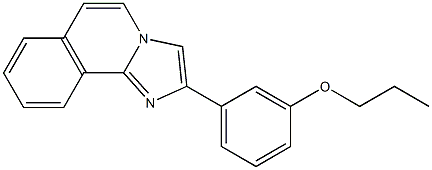 2-(3-Propoxyphenyl)imidazo[2,1-a]isoquinoline Struktur