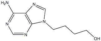 6-Amino-9-(4-hydroxybutyl)-9H-purine Struktur