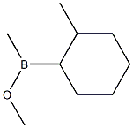 (2-Methylcyclohexyl)(methyl)(methoxy)borane Struktur