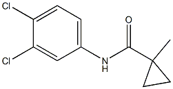 N-(3,4-Dichlorophenyl)-1-methylcyclopropanecarboxamide Struktur