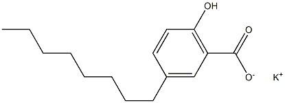 3-Octyl-6-hydroxybenzoic acid potassium salt Struktur