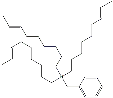 Tri(7-nonenyl)benzylaminium Struktur