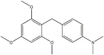 N,N-Dimethyl-4-(2,4,6-trimethoxybenzyl)aniline Struktur