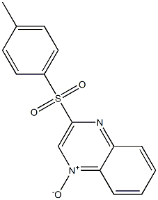 2-[(4-Methylphenyl)sulfonyl]quinoxaline-4-oxide Struktur