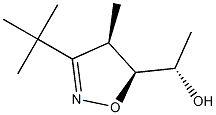 (4R,5S)-5-[(1S)-1-Hydroxyethyl]-4-methyl-3-tert-butyl-2-isoxazoline Struktur