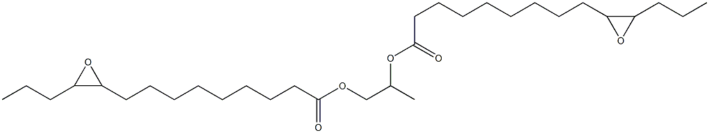 Bis(10,11-epoxytetradecanoic acid)1,2-propanediyl ester Struktur