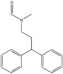 [Methyl(3,3-diphenylpropyl)amino]formaldehyde Struktur