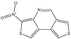 3-Nitrodithieno[3,4-b:3',4'-d]pyridine Struktur