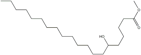 6-Hydroxyicosanoic acid methyl ester Struktur