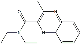 N,N-Diethyl-3-methylquinoxaline-2-carboxamide Struktur