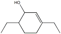 3,6-Diethyl-2-cyclohexen-1-ol Struktur