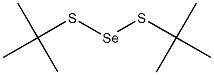 Bis(tert-butylthio) selenide Struktur