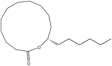 (12S)-12-Hydroxystearic acid 1,12-lactone Struktur