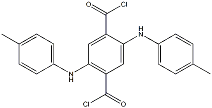 2,5-Di-p-toluidinoterephthaloyl dichloride Struktur