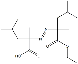 2,2'-Azobis(2,4-dimethylvaleric acid ethyl) ester Struktur