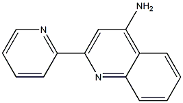 4-Amino-2-(2-pyridinyl)quinoline Struktur