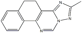 6,7-Dihydro-16-methyl-11,13,15,17-tetraaza-13H-cyclopenta[a]phenanthrene Struktur