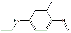 N-Ethyl-3-methyl-4-nitrosoaniline Struktur