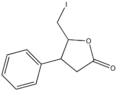 5-(Iodomethyl)-4-phenyl-4,5-dihydrofuran-2(3H)-one Struktur