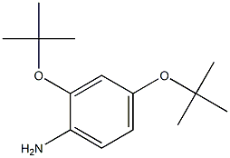 2,4-Di-tert-butoxyaniline Struktur