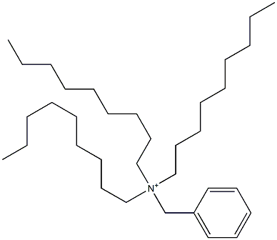 Trinonylbenzylaminium Struktur