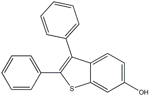 2,3-Diphenylbenzo[b]thiophen-6-ol Struktur