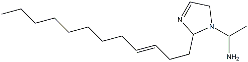 1-(1-Aminoethyl)-2-(3-dodecenyl)-3-imidazoline Struktur