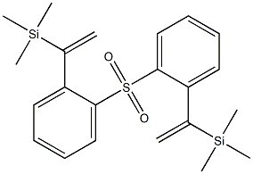 (1-Trimethylsilylethenyl)phenyl sulfone Struktur