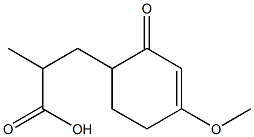 4-Methoxy-2-oxo-3-cyclohexenyl=isobutyrate Struktur