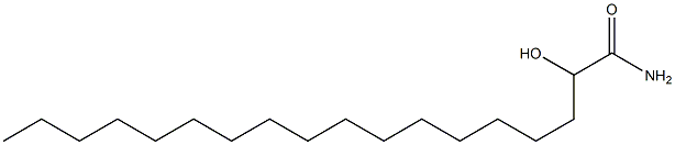 2-Hydroxyoctadecanamide Struktur