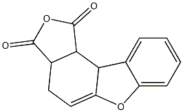 1,2,3,9b-Tetrahydrodibenzofuran-1,2-dicarboxylic anhydride Struktur