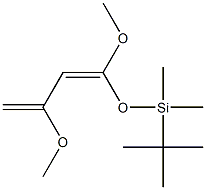 (1Z)-1,3-Dimethoxy-1-(tert-butyldimethylsiloxy)-1,3-butadiene Struktur