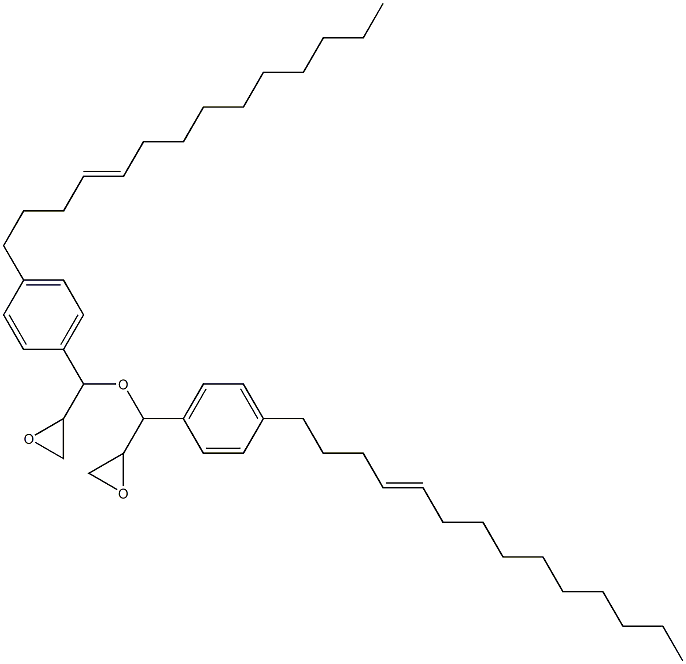 4-(4-Tetradecenyl)phenylglycidyl ether Struktur