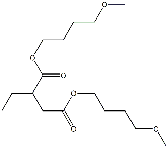 Butane-1,2-dicarboxylic acid bis(4-methoxybutyl) ester Struktur