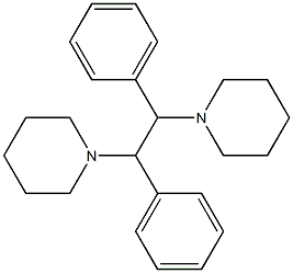 1,1'-(1,2-Diphenylethylene)bispiperidine Struktur