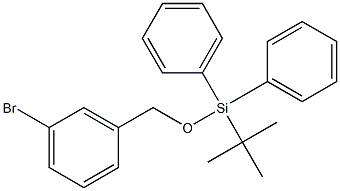 1-Bromo-3-[(tert-butyldiphenylsilyloxy)methyl]benzene Struktur